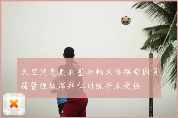 天空消息奥利塞和帕夫洛维奇因负荷管理缺席拜仁训练并未受伤